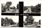 Groeten uit Harskamp - 4 afb. o.a. Stationsweg - 1961 gelope, Verzamelen, Ansichtkaarten | Nederland, Ophalen of Verzenden, Voor 1920