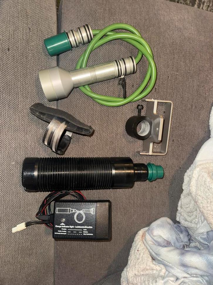 Green Force Flexi II Kabellamp, Watersport en Boten, Duiken, Gebruikt, Duiklamp, Ophalen of Verzenden