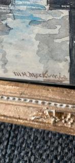 Aquarel Prinseneiland Amsterdam M.H. MacKenzie, Ophalen of Verzenden