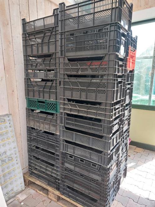 +-40 stuks Veenmankisten | Veilingkratten | Stapelbaar |, Doe-het-zelf en Verbouw, Kratten en Dozen, Gebruikt, Krat, Ophalen