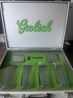 Grolsch koffer incl. glazen, onderzetters en opener, Verzamelen, Biermerken, Grolsch, Overige typen, Ophalen of Verzenden, Zo goed als nieuw