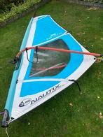Nautix 3.5 zeil met mast en giek, Watersport en Boten, Windsurfen, Ophalen, Minder dan 5 m², Zeil, Gebruikt