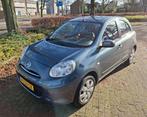 Nissan Micra 1.2 Automaat 5DR CVT 2012 Grijsblauw, Auto's, Nissan, Stof, 1198 cc, Micra, 19 km/l