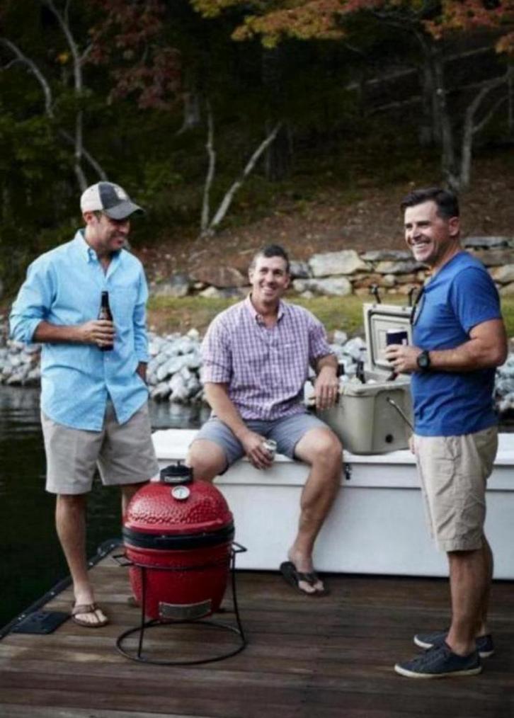 BBQ Kamado Junior Joe met onderstel barbecues UNIEK, Tuin en Terras, Houtskoolbarbecues, Zo goed als nieuw, Ophalen