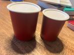 Rode voorraadbussen set - 1.25L & 2L, Huis en Inrichting, Keuken | Tupperware, Ophalen of Verzenden, Nieuw, Rood, Bus of Trommel