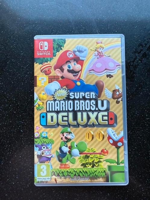New Super Mario Bros. U Deluxe, Spelcomputers en Games, Games | Nintendo Switch, Zo goed als nieuw, Platform, 3 spelers of meer