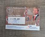 1e dag coincard Verjaardagstientje 2017 FDC zilver, Ophalen of Verzenden, Koningin Beatrix, Euro's