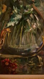 Bloemstilleven J.J. Hovener - Olieverf met Vergulde Lijst, Ophalen