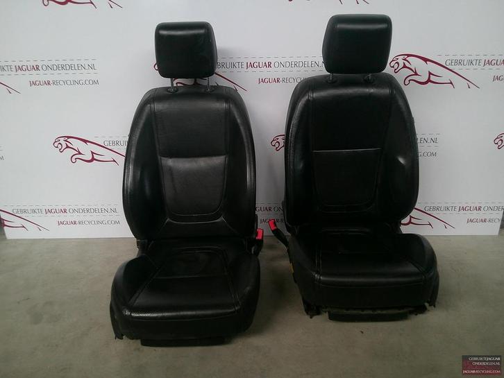 Voorstoelen set zwart Jaguar XF 2008-2015 model met een kuip, Auto-onderdelen, Interieur en Bekleding, Jaguar, Gebruikt, Herkomst onderdeel bekend