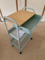 Trolley met lade en wieltjes 73cm, Ophalen, Zo goed als nieuw