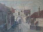 Kleurenets Canterbury Kathedraal, Kent Engeland, 18e eeuw, Antiek en Kunst, Kunst | Etsen en Gravures, Verzenden