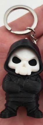3D Geprinte Sleutelhanger - Grim Reaper, Ophalen of Verzenden, Nieuw