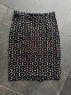 King Louie bloemenprint midi rok, Zwart, Ophalen of Verzenden, Zo goed als nieuw, King Louie