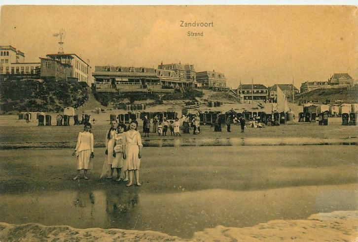 701122005 Zandvoort Strand, Verzamelen, Ansichtkaarten | Nederland, Noord-Holland, Voor 1920, Verzenden
