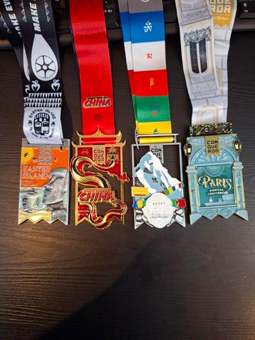 conqueror virtual challenges medailles  beschikbaar voor biedingen