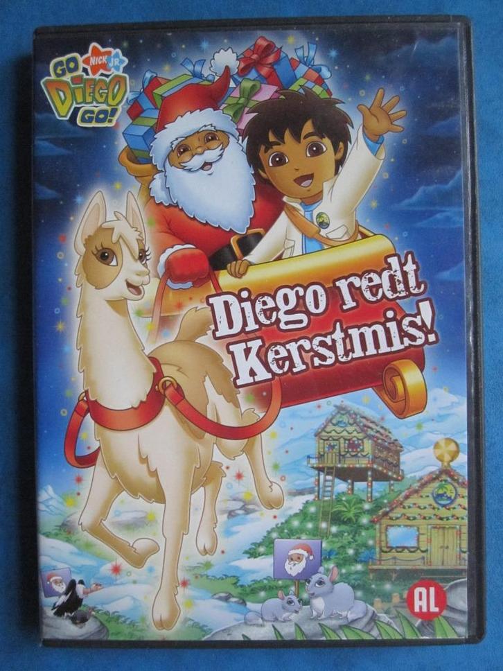 Go, Diego! Go! - Diego redt Kerstmis!, Cd's en Dvd's, Dvd's | Tekenfilms en Animatie, Zo goed als nieuw, Amerikaans, Tekenfilm