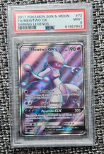 2017 Mewtwo GX PSA9, Ophalen of Verzenden, Zo goed als nieuw, Losse kaart