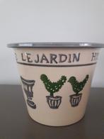 Bloempot overbloempot plantenpot plantenbak bloembakje, Ophalen of Verzenden