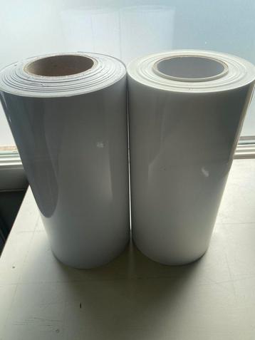 Vinylfolie wit glans intercoat beschikbaar voor biedingen