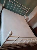 2-persoons bed 160x200, elektrische lattenbodems en matras, Ophalen, Tweepersoons, 160 cm, Hout