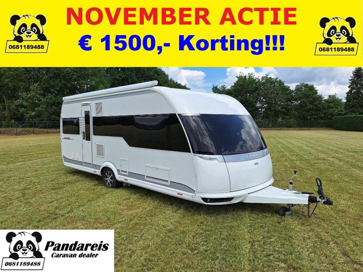 Hobby 560 UL Premium MOVER/LUIFEL/LENGTE BEDDEN/BJ:2018, Caravans en Kamperen, Caravans, Bedrijf, tot en met 4, 1500 - 2000 kg
