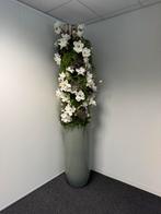 Zijde bloemstuk inclusief pot, Ophalen, Nieuw, Binnen