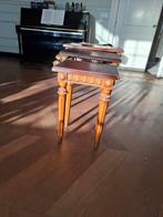 Set van 3 Inschuifbare Bijzettafeltjes, Antiek en Kunst, Antiek | Meubels | Tafels, Ophalen