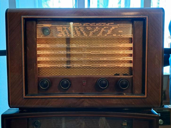 Philips BX594A Vintage Radio, Audio, Tv en Foto, Radio's, Gebruikt, Radio, Ophalen of Verzenden