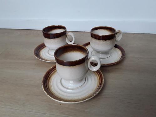 3 Vintage kop en schotels, set prijs, Huis en Inrichting, Keuken | Servies, Ophalen of Verzenden