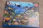 Leuke 1000 stukjes puzzel Jumbo onderwater wereld, Ophalen of Verzenden, 500 t/m 1500 stukjes, Gebruikt, Legpuzzel