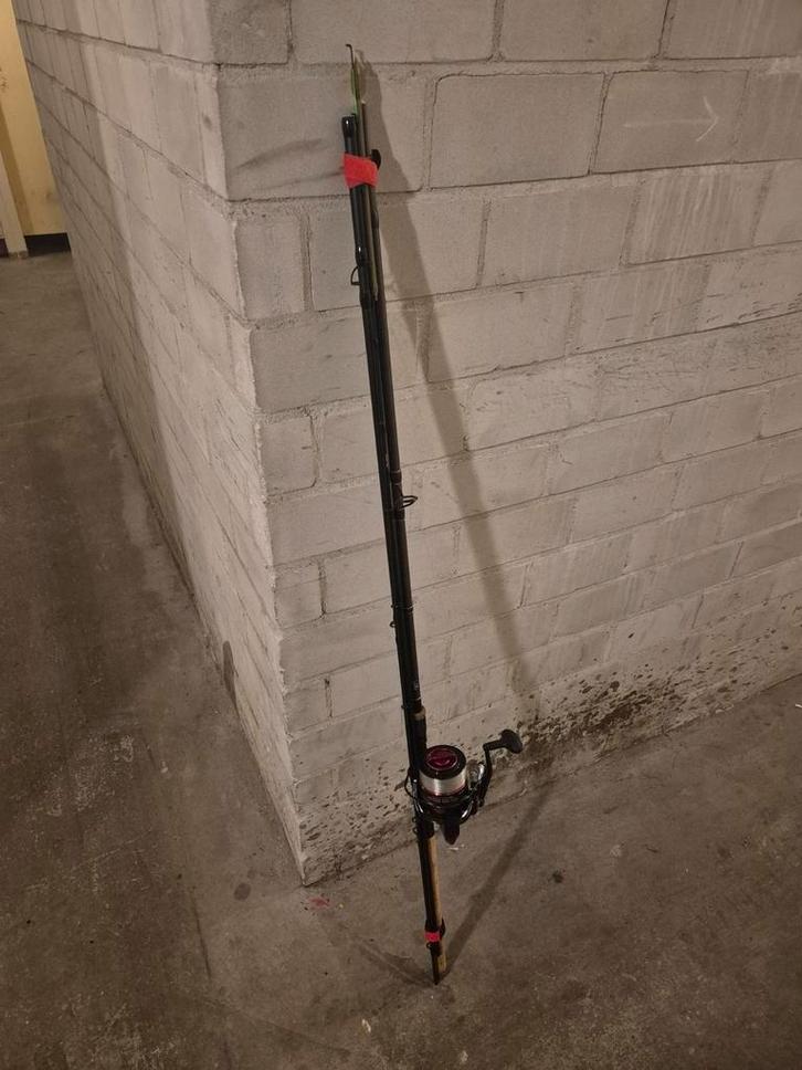 Ultimate Fury Feeder Set 390cm + Molen 6000, Watersport en Boten, Hengelsport | Karpervissen, Gebruikt, Complete set, Ophalen