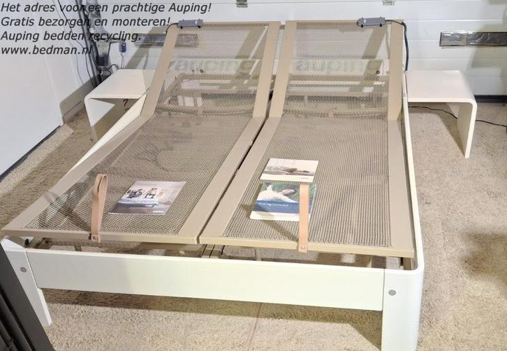 Prachtige Auping Auronde el. verstelb. Gratis bez/monteren!, Huis en Inrichting, Slaapkamer | Bedden, Zo goed als nieuw, Tweepersoons
