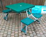 Vintage Opvouwbare picknick tafel 4 persoons, nieuw in doos, Ophalen of Verzenden, Zo goed als nieuw, Campingtafel