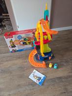 Fisher Price Little People autogarage, Kinderen en Baby's, Speelgoed | Racebanen, Ophalen of Verzenden, Zo goed als nieuw, Handmatig