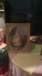 Lijst geborduurd, Antiek en Kunst, Kunst | Schilderijen | Klassiek, Verzenden