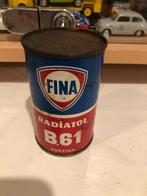 Oude Fina Radiator olie blikje vol, Ophalen of Verzenden, Gebruikt, Gebruiksvoorwerp