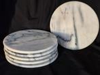 6 marmeren onderzetters of plateaus serveerplank setprijs, Ophalen of Verzenden, Gebruikt, Pot of Pan