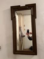 Antieke Spiegel met Houten Frame, Ophalen, Minder dan 50 cm, Gebruikt, Minder dan 100 cm