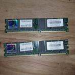 TwinMOS PC3200 2x 512MB DDR/CL2.5 400mhz ., Computers en Software, RAM geheugen, Ophalen of Verzenden, Zo goed als nieuw, DDR