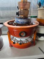 Petroleumstel Oranje Vintage, Ophalen of Verzenden