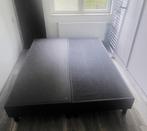 Boxspring onderstel (2x80=160), Ophalen, Zwart, Tweepersoons, Zo goed als nieuw