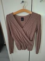 Madeleine: trui met overslag, Ophalen of Verzenden, Zo goed als nieuw, Maat 38/40 (M), Bruin