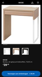 IKEA Micke bureautafel, Huis en Inrichting, Bureaus, Ophalen, Zo goed als nieuw, Bureau