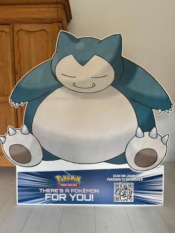 Pokemon Snorlax Display reclamebord XL beschikbaar voor biedingen