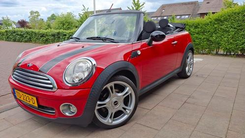 Mini Cooper Cabrio, 2010, Rood, 114.260 km, Auto's, Mini, Particulier, Cabrio, Benzine, C, Cabriolet, Handgeschakeld, Geïmporteerd