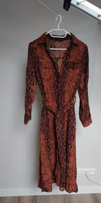 Prachtige bruin/zwarte Only Jurk Maat S (36) - Nieuw!, Only, Bruin, Nieuw, Ophalen of Verzenden