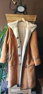 Prachtige Hooded Lammy coat van Hollies, Ophalen, Zo goed als nieuw, Maat 42/44 (L), Bruin