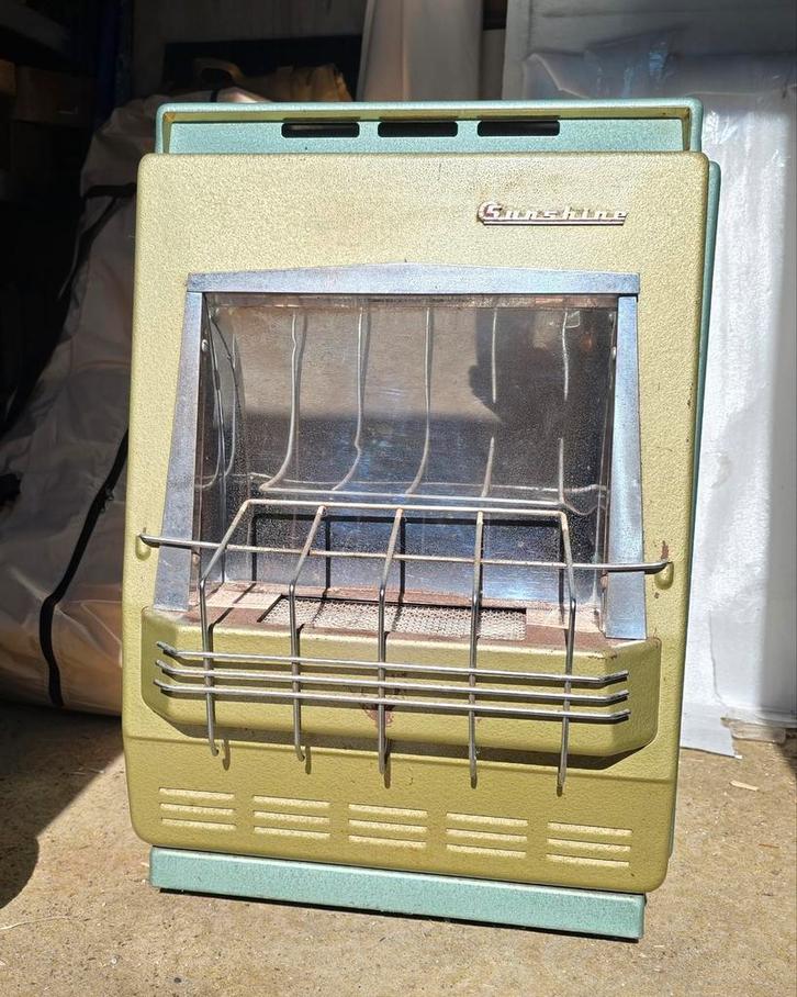 Vintage retro mobiele gaskachel 60's, Huis en Inrichting, Kachels, Gebruikt, Gaskachel, Gas, Ophalen