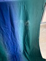 Organza stof 2x 6 mrt, Blauw, 120 cm of meer, Nieuw, Ophalen of Verzenden