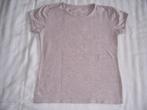 Mooi licht grijs shirt korte mouw merk Hema maat 128/134, Meisje, Gebruikt, Ophalen of Verzenden, Shirt of Longsleeve